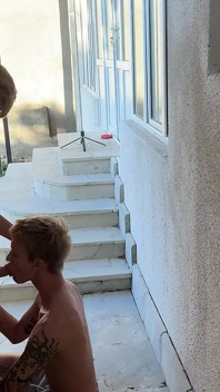 I Was Caught Jerking off While Looking at a Guy, Juicy Deep Throat Blowjob and Fucking