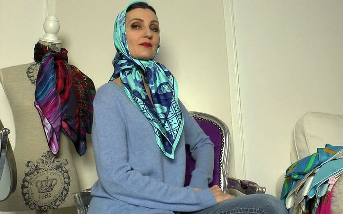 Lady Victoria Valente: Cashmere svetr a hedvábný šátek styling, část 2