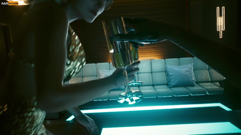 LewdArcade: Adegan seks brittary hayes si cewek hot cyberpunk 2077 [18+]