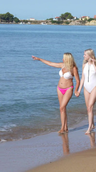 On the Nudist Beach