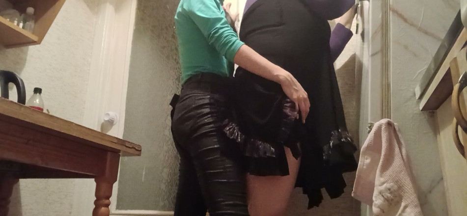 Lesbian-illusion: I’m Fucking My Married Neighbor Hard with a Strap-on in...