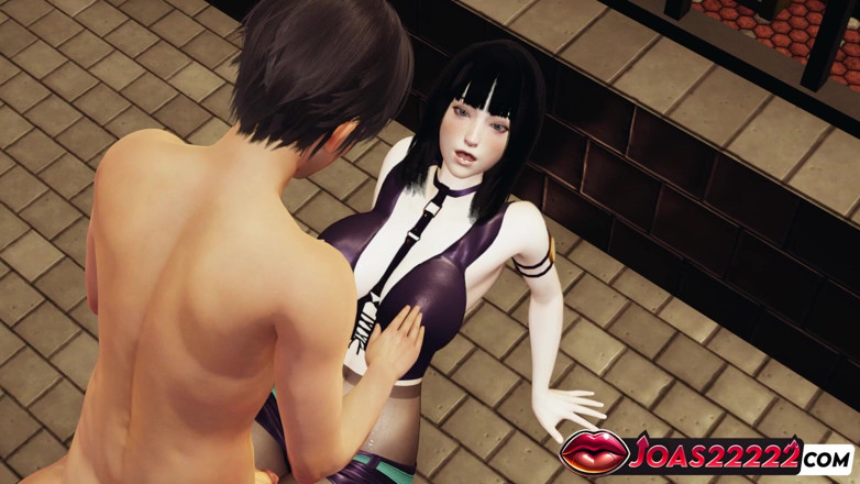 Joas22222: Hentai, Nico, sexy et mouillée, stimule sa chatte étroite en collants...