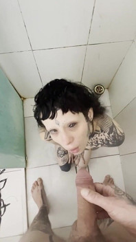 Tattooed Slut Never Stops Halfway Every Drop, Every Time, All the Piss
