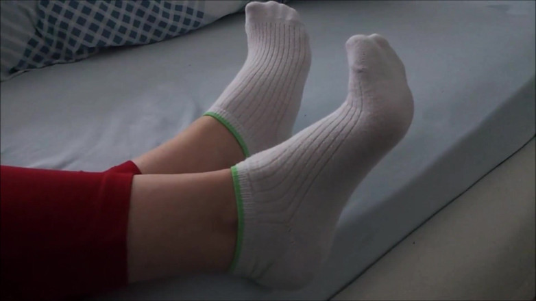 Goddess Lina: Goddess Lina's white socks fetish. Vol 2
