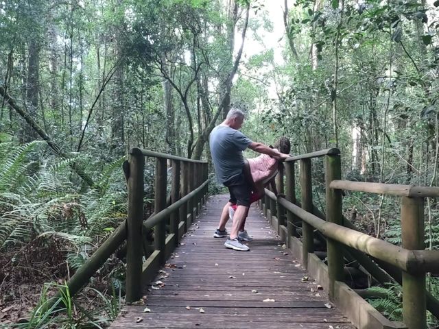 We Have Sex in the Garden of Eden and Nearly Got Caught (Black swan)