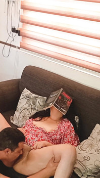 My Stepmom Was Reading a Book When I Surprised Her with a Lick on Her Wet Pussy and Then a Fuck