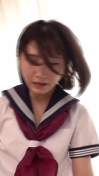 บริสุทธิ์และไร้เดียงสา ผมดำ ชุดนักศึกษาสาว สาวสวย แตกใน -4