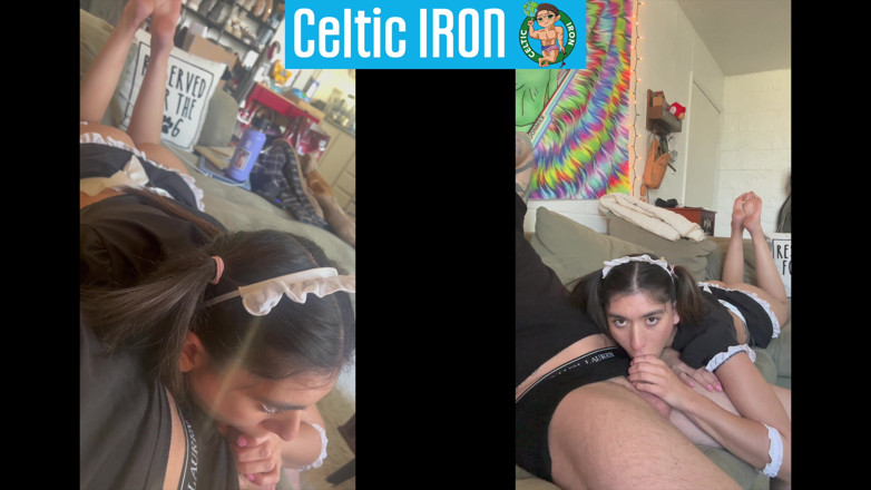 Celtic Iron: Pengalaman nyepong kontol terbaik pacarku aubry babcock vol.45