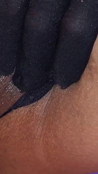 Cheating Wife Masturbates and Gets Fucked Like a Whore on the Table Without a Condom