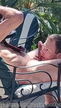 Stepdaddy Jay Taylor Gets Backyard Blowjob