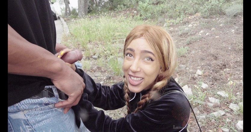 LunaBlackx: 나를 존나게 따먹을 사람을 찾고 거리를 걸어내려가 그를 찾았어 - Luna Blackx X 예수 Reyes