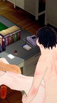 Yaoi - il femboy viene scopato dal suo compagno di classe