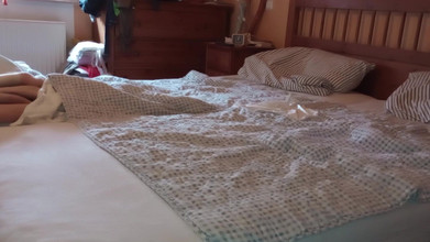 Mark Hannes: Withe satén deslizamiento joroba la masturbación