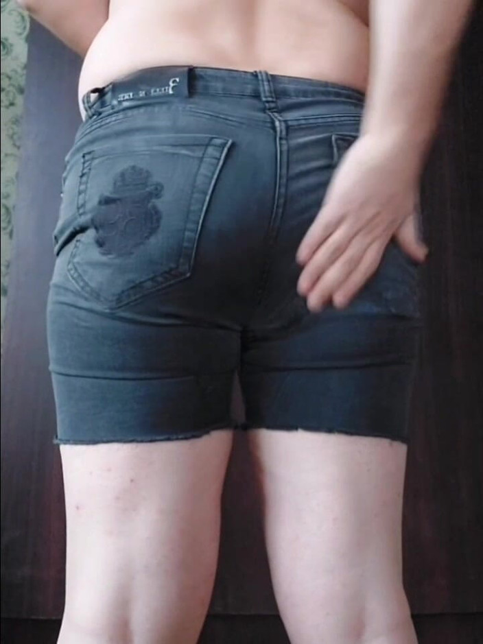 Kitty_Cross: Bbw blonde grote kont zwarte korte broek hete ladyboy sexy...