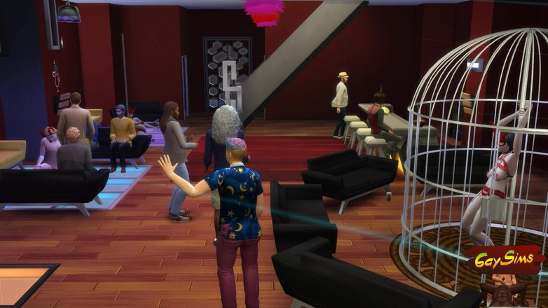 Dirty gay Sims: 首先是一个继子，但现在是一个娘娘腔