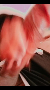 Masturbating
