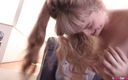 Girls Out West: Busty hairy lesbian Laney licked and fingered by slim redhead...