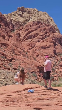 Sessão De Fotos Nos Bastidores - Ashley No Red Rock Canyon