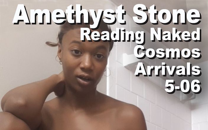 Cosmos naked readers: Amethyst Stone citind goală Cosmos Sosiri PXPC1056