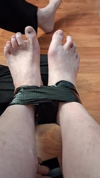 Having My Feet Bound Before the Main Video!