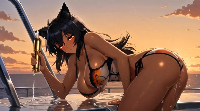 Stories&Anime: Caramelo skin babe toy runway - gold vibe, pearl beads &amp; wet...