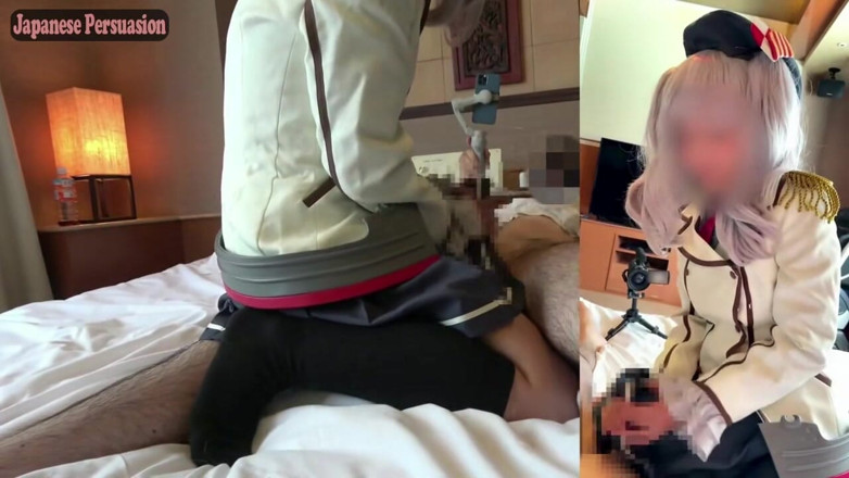 The Sexual Issues: F cup tetona cosplayer en traje de estilo naval disfruta...
