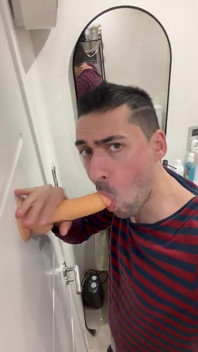 Papà Che Guida Il Dildo