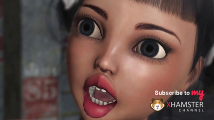 3dxpassion: 屁股操逼。处女女大学生和工业区的一个大怪物