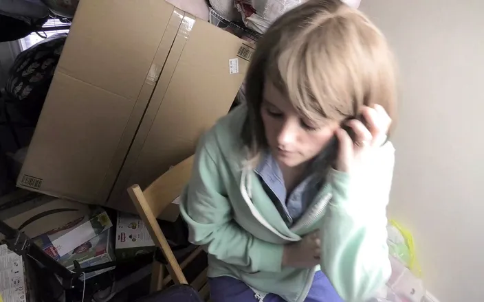 Sydney Harwin: Slut made to strip in store room
