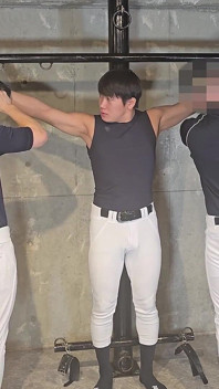 게이 야구 BDSM 본디지와 맨백 애널 섹스