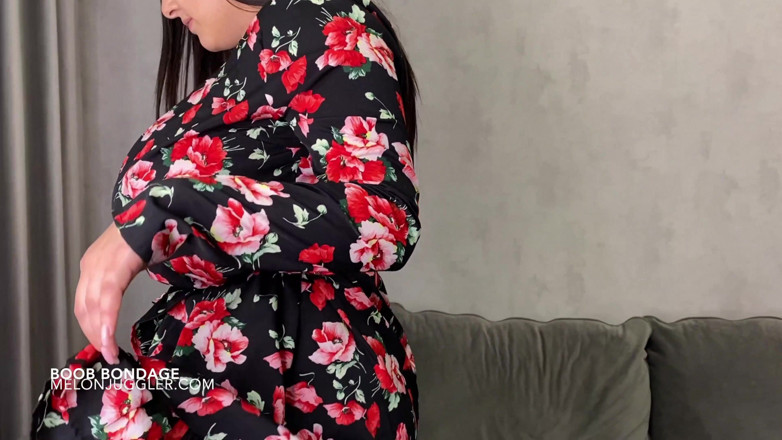 Big Bouncing Boobies: Gros seins Carols, seins, bondage