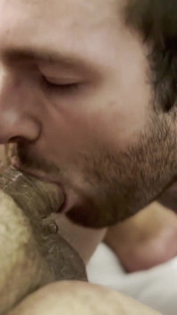 Bouncing on Huge Bear Dick