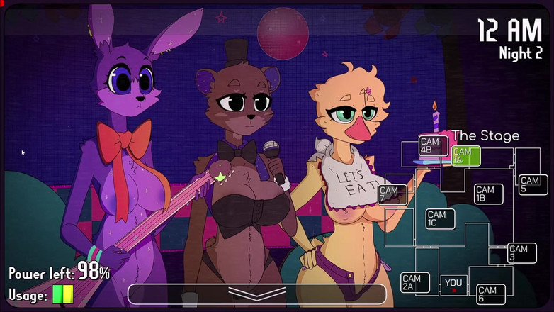 LewdArcade: Five Nights at Fuzzboobs Definitive Edition ポルノ ゲームプレイ [パート 01] セックス ゲームプレイ