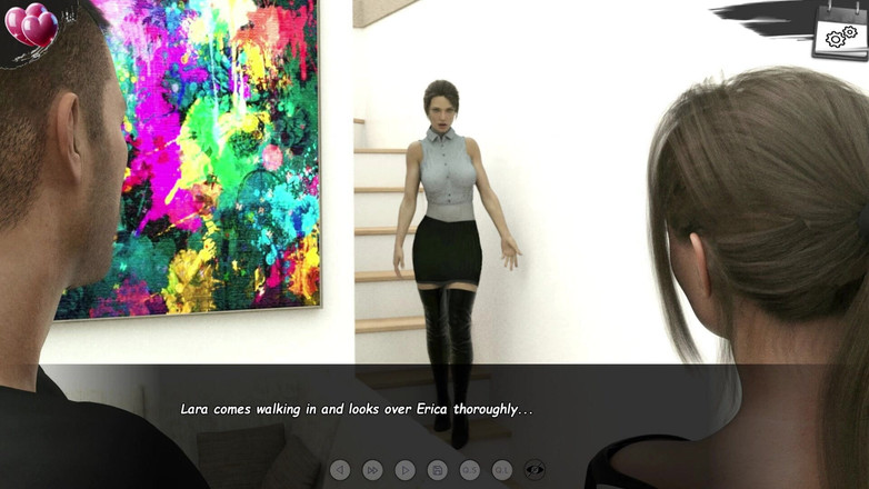 3D Cartoon Porn: Yanan sınırlar 2: Lara'nın patronu göğüs dekoltesi istiyor