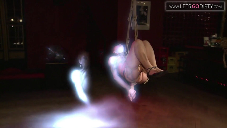 LetsGoEroticOnly: Hot girl gets bound then hanged as a punishment