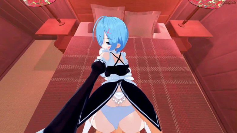 Hentai Smash: Rem chết tiệt từ POV của bạn - Re: Zero Hentai.