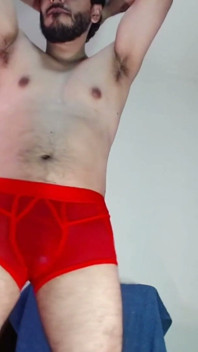 Trying on Underwear