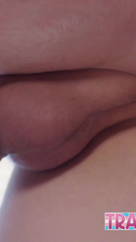 Curvy Trans Bambi Hart Hard Anal Pounding by Horny Roomate