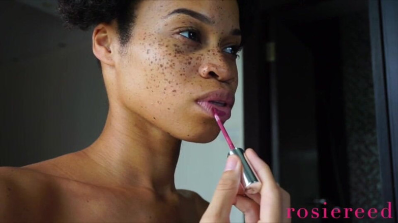 Rosie Reed: Perfect Lipstick Ignore- Goddess Rosie Reed Ignores You While Putting...