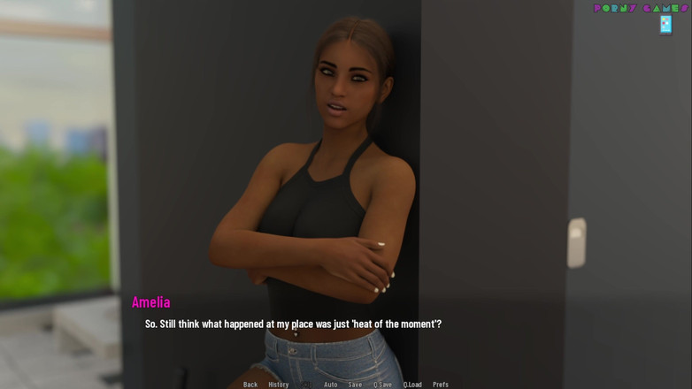 Porny Games: University Days by Greebo - バスルームで頭を向ける黒人女性