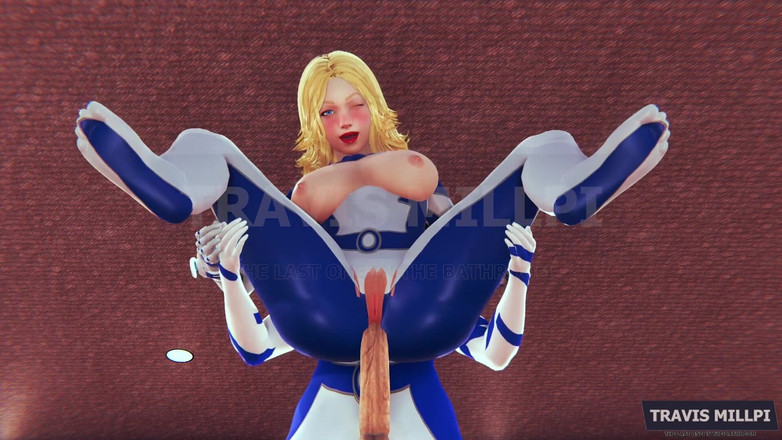 TravisMillpi: 후장 신축성 있는 자지에 따먹히는 보이지 않는 여자 // 패러디