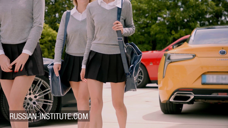Russian Institute: House party threesome with Alyssa Reece