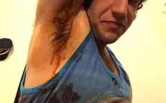 Peluda adoração de axilas gay joi compilação