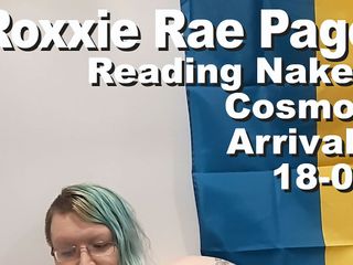 Cosmos naked readers: Roxxie Rae Page citește goală sosirile în cosmos