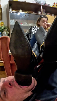 I Want to Put My Boots on Your Throat