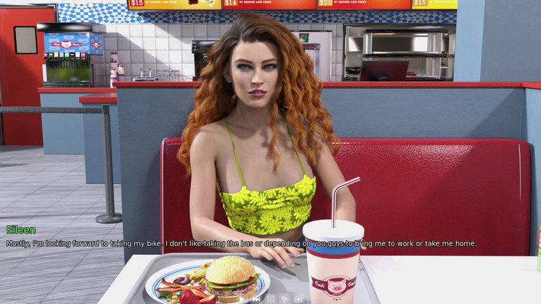 3D Cartoon Porn: Asrama saya 100 - Mark dengan Eileen di hutan