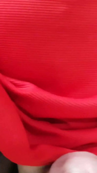 Dani Picior sexy cu fântână spermă pe ciorapi cu model