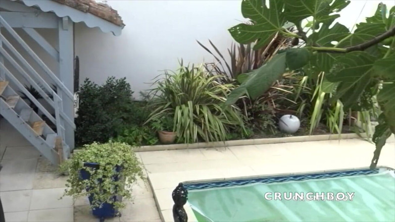Surprise bareback party with friends: Kevin Ass fucked raw by his friend Jimy Fix outdoor