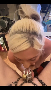 Chastity Blowjob X