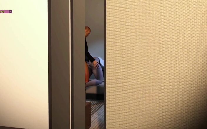 Soiyu Hentai: Podvádějící manželka šuká starého velkého ptáka klienta (p2) - 3D animace Hentai